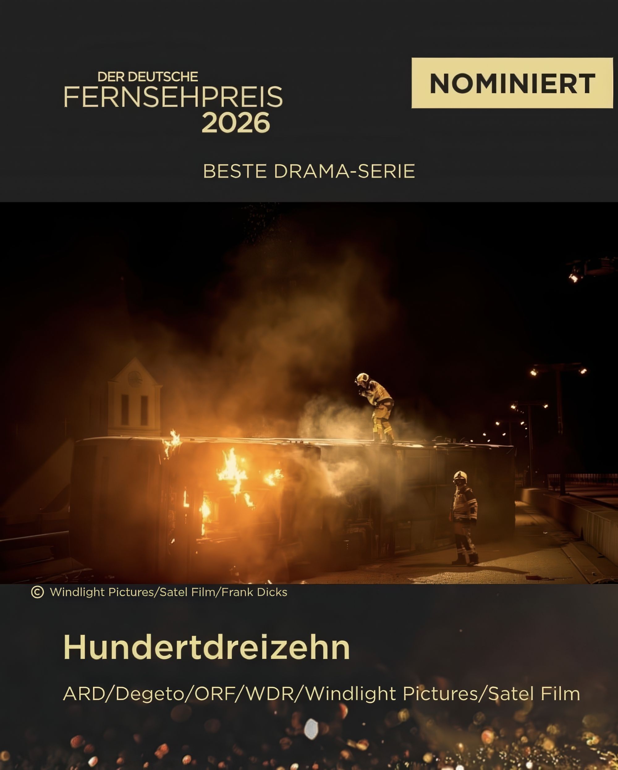 "Hundertdreizehn" mehrfach nominiert für den deutschen Fernsehpreis
